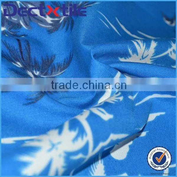 one piece printing poly waterproof pongee fabric with colorful and various cartoon printing