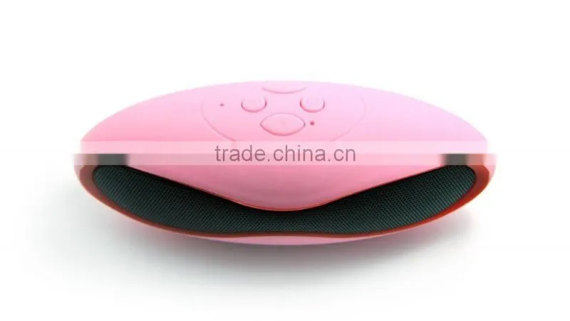 Mini Rugby bluetooth speaker, hot selling rugby football mini speaker for promotion gift with hands free call/TF card function