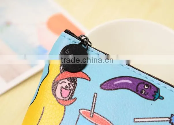 Promotion happy party PU leather coin purse with low price