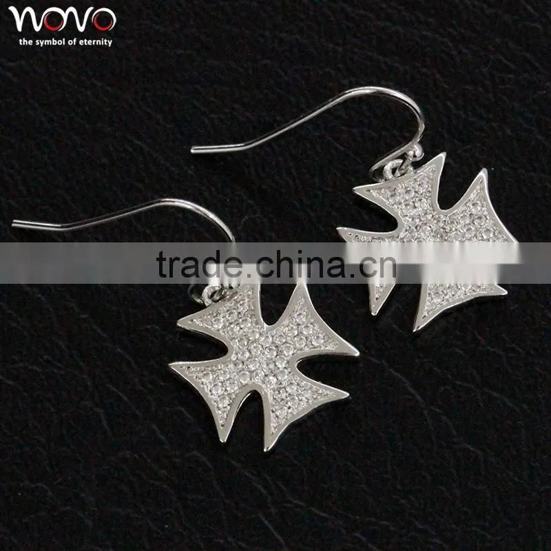 Brass hoop earring for women