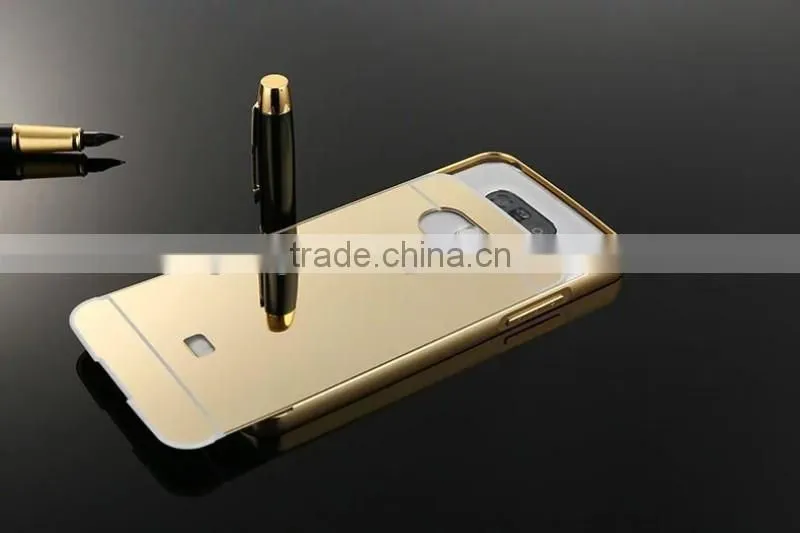 For lg g5 case Hot selling Luxury electroplated shockproof Aluminum mirror mobile phone accessory for lg g5