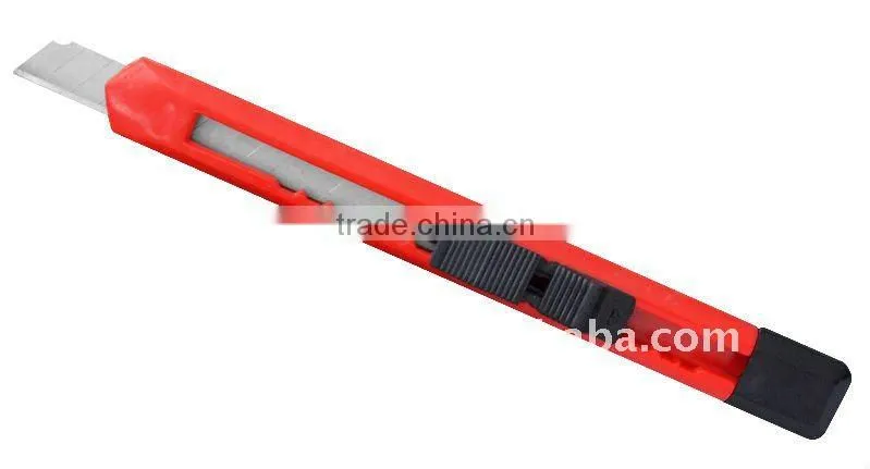 Mini Cheap Plastic Utility Retractable Folding Safe Art School Knife for promotion
