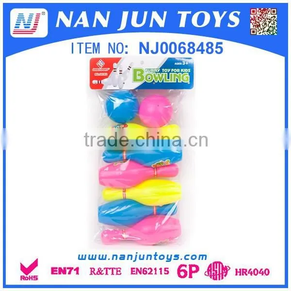 Sport toys plastic bowling ball set for kids