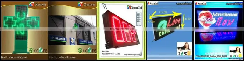 Dual Color RG P10 16x32 dot outdoorled led display screen module