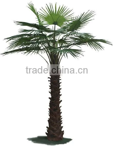 Artificial indoor palm tree