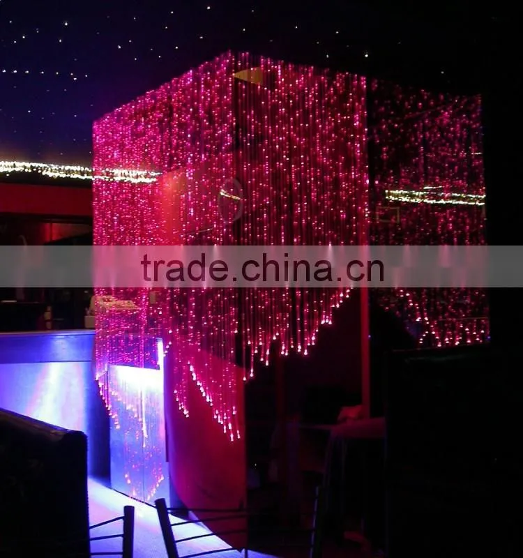 2016 nice fiber optic curtain light for bar decoration