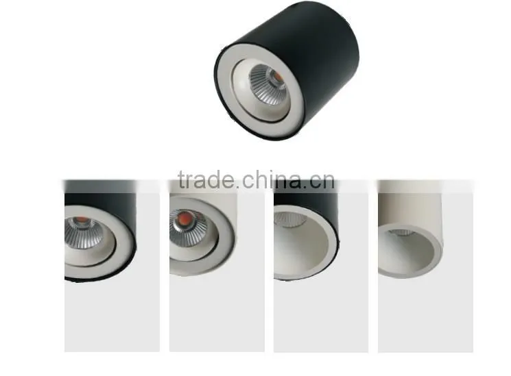 hot sale adjustable modern 9w surface mount round led ceiling light fixture