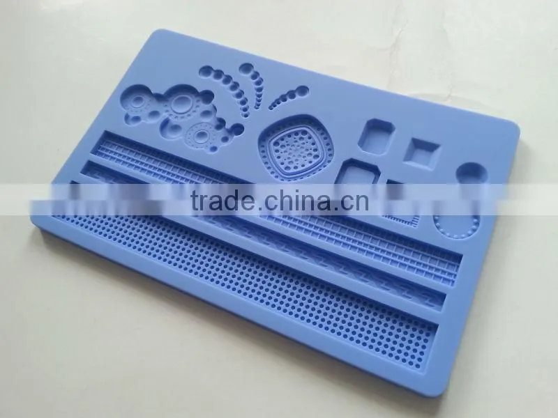 FDA LFGB Lovely silicone mold for cake fondant