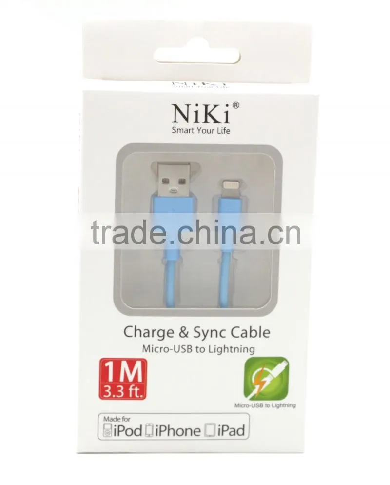 Portable usb charger cable wholesale round usb charger cable for Apple products