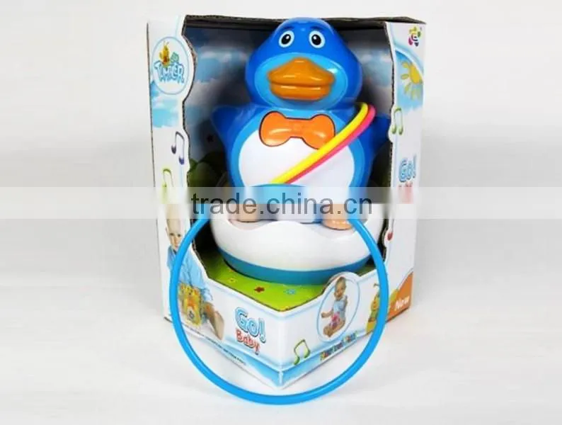 cute animal roly-poly toy music/ light / circle