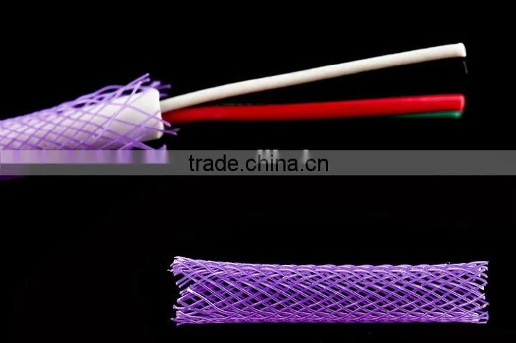 Tangle Resistant Aluminum Mesh Braided Micro 5 pin USB Charger Cable for Samsung