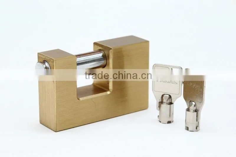 Lipson LS-200T Tubular key Cylinder Rectangular Brass Padlcok