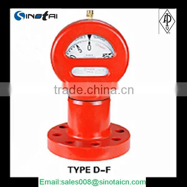 offshore oil well drilling Flanged Pressure Gauge