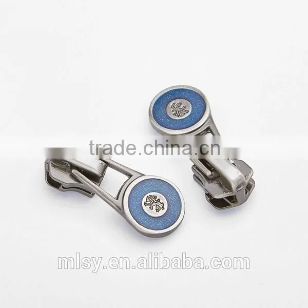 Factory wholesale painted plating clothing/bag metal zipper puller