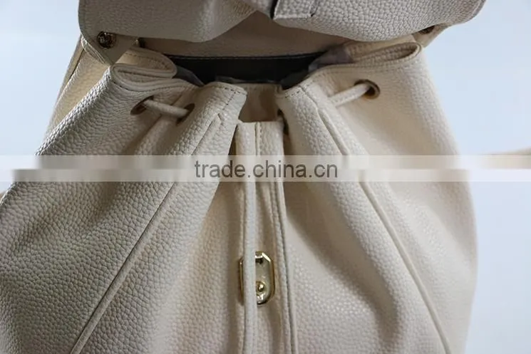 lady girl PU leather custom bag backpack for teen bags made in china