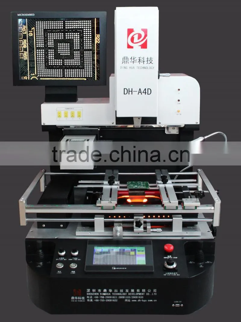 fully automatic/ CCD optical camera lens /DH-A4D/suitable for all kinds of size PCB board BGA chip rework machine
