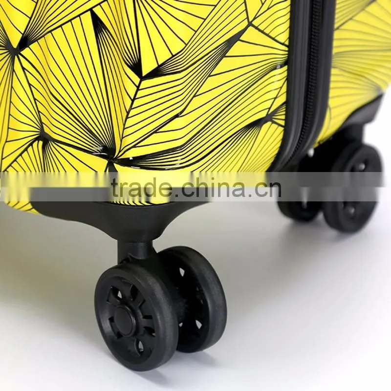 Good Quality Flower Print ABS PC Luggage Eminent Hard Luggage