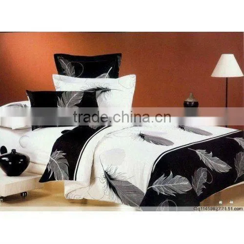 5pcs Full Size Cotton Printed Sheet Set
