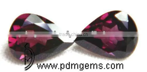 Rhodolite Garnet Pear Cut Faceted Lot For Silver Bracelet From Manufacturer