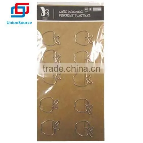 2015 New Mold Cute Apple Shape Clips Wire Twisting