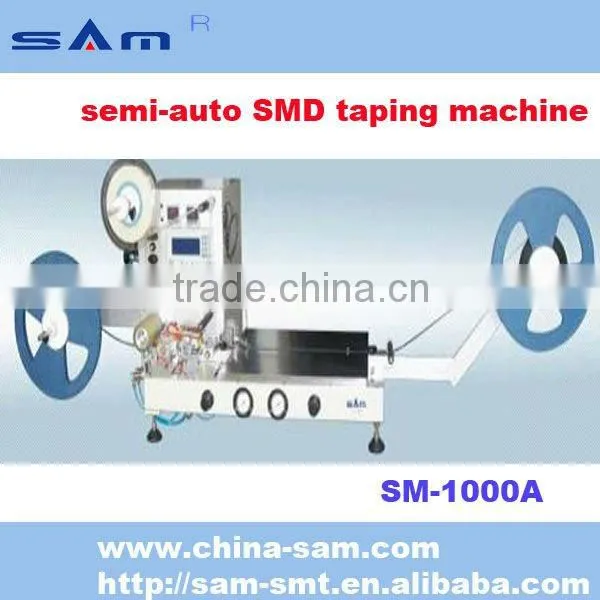 SM-1000C Semi auto type SMD tape and reel machine