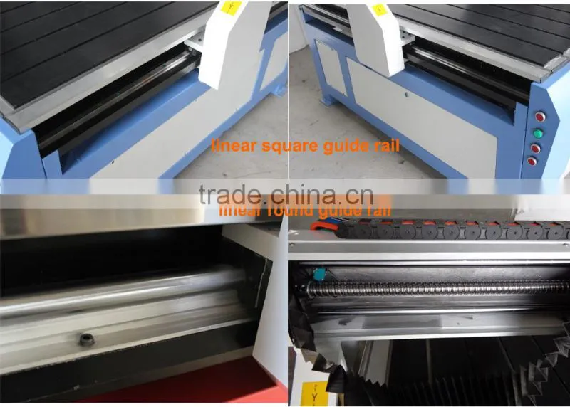 2 Heads Advertising CNC Router Machine with 2 Rotary Axis 1212 Model
