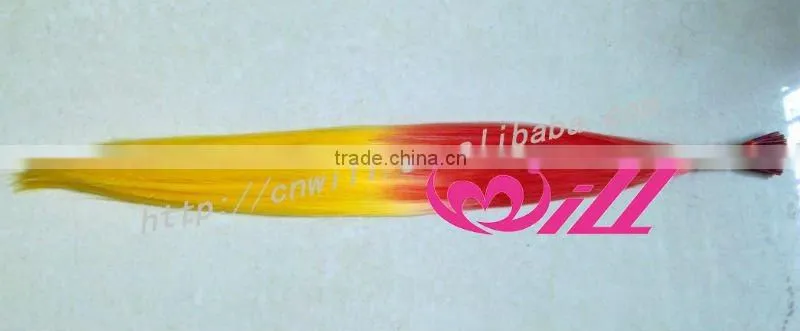 pretty two tone hair extension rainbow hair extension
