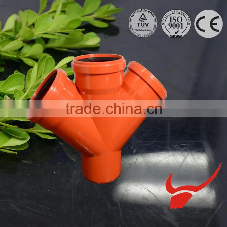 high quality pvc hydraulic fitting with o-ring