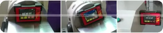 single/dual axis touch screen tilt display in stock with warning function high resolution