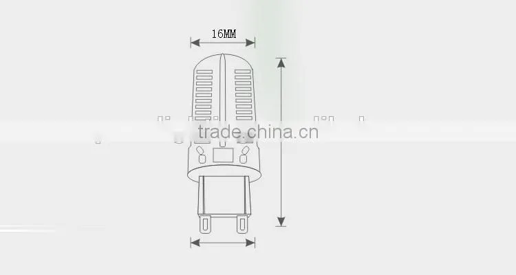 G9 3W 33PCS Bead SMD2835 led corn cob light 12v ; top have light led lamp corn