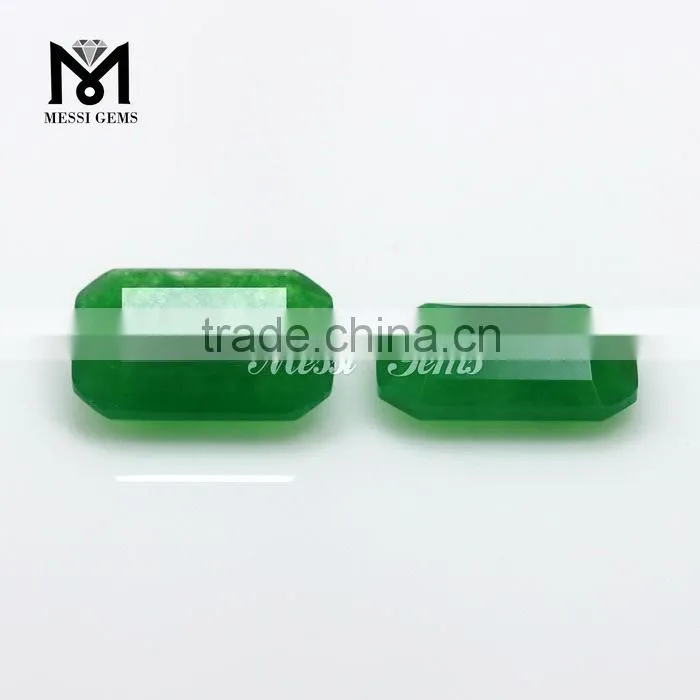 Colorful Faceted Loose Gemstone Octagon 13 x 18 Jade Quatz