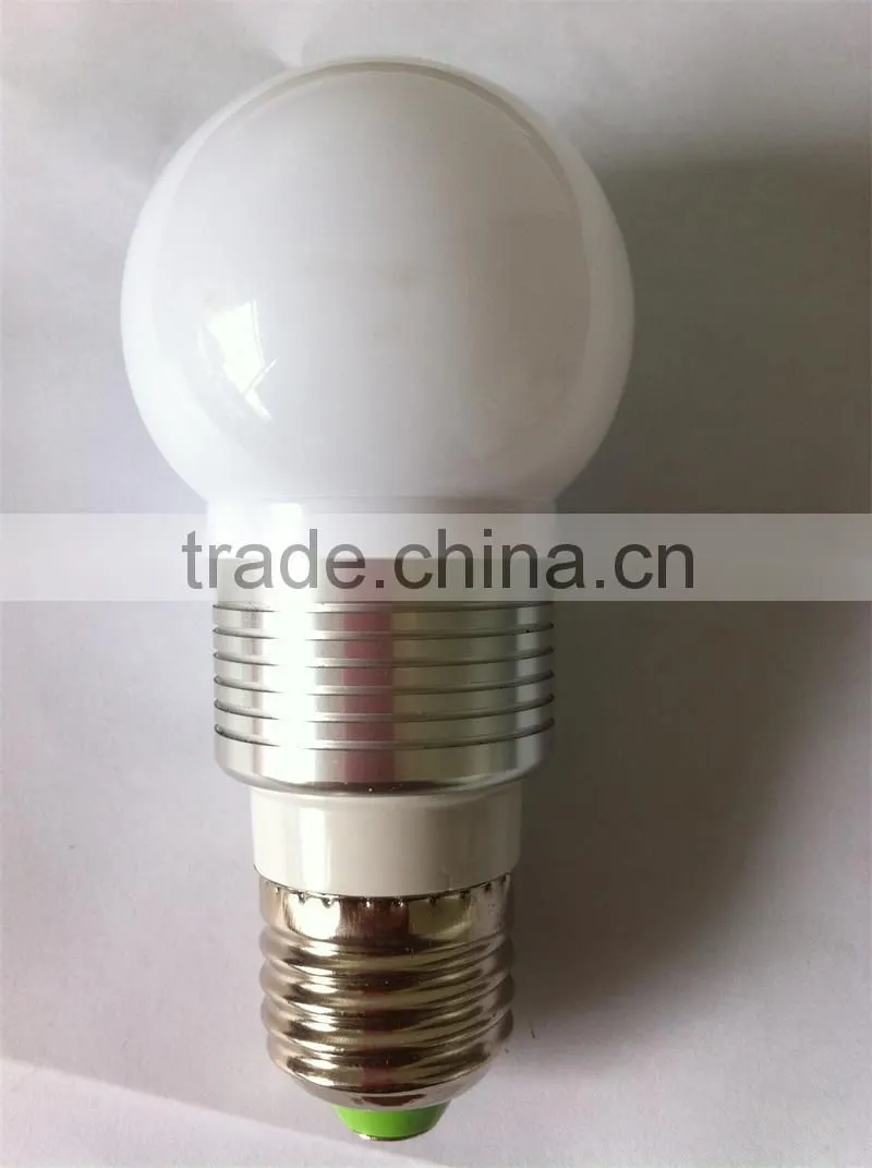 3W E27 silver led global bulb