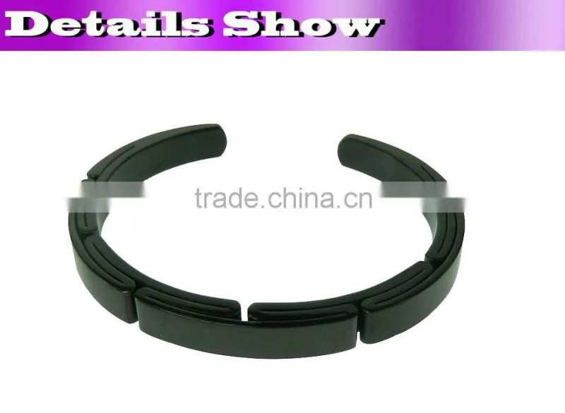 2013 hot gold &black wholesale Sterling Silver Bangle Cuff Bracelet 5 in 1 Bangle 7.5-8.5inch friendship bangle for sale