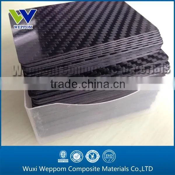 CNC cutting carbon fiber parts for RC helicopter