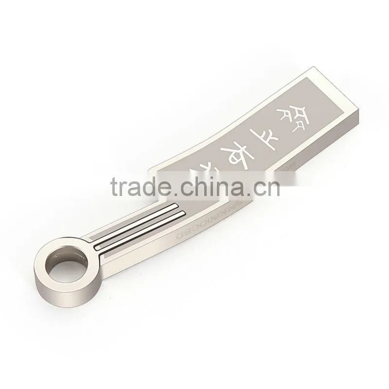 Chinese knife money style 128 gb bare plastic usb flash drive
