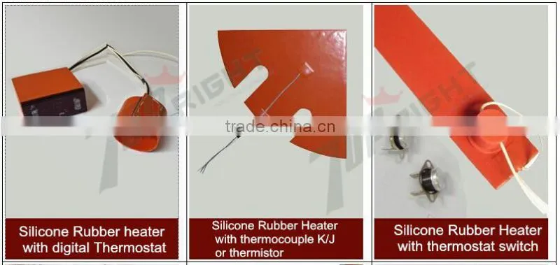 Silicone rubber heater 48v heating element silicone rubber heat pad