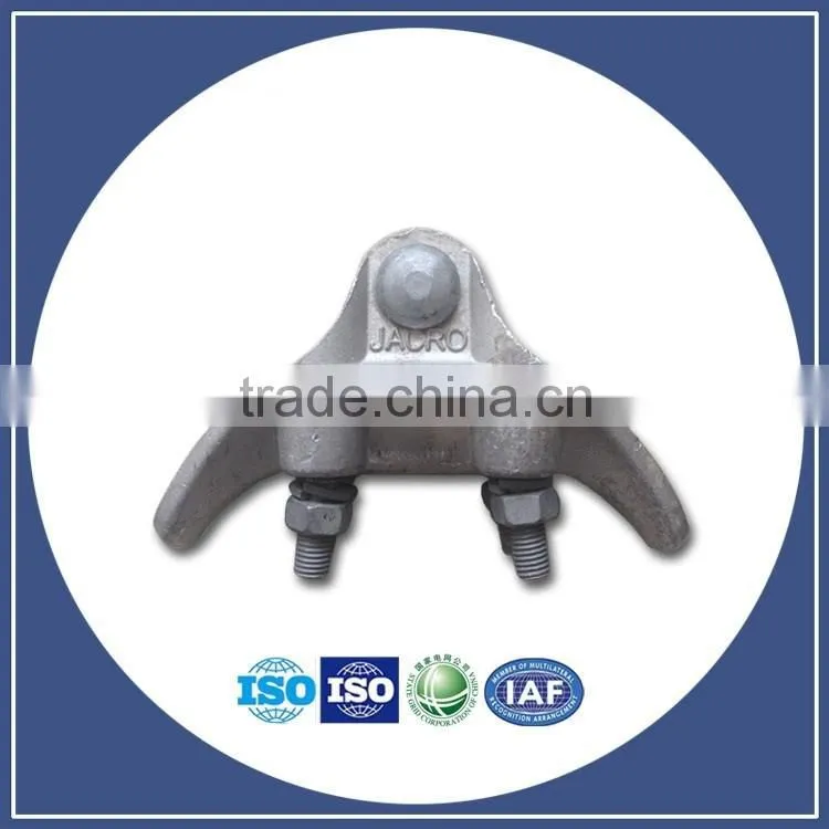 NE (NX) wedge type Clamps insulated wedge clamp Galvanized steeel ftth cable wedge clamp