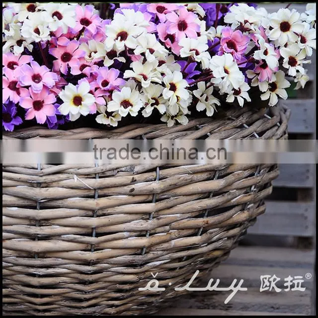 willow and wire basket