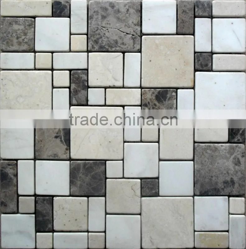 exterior irregular mosaic tile patterns