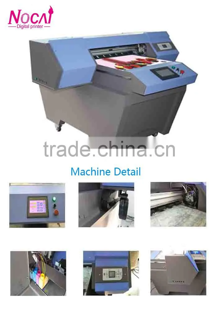 A2 Format Small Flatbed Garment Inkjet 3D Printer/T-shirt priner/pants printer China