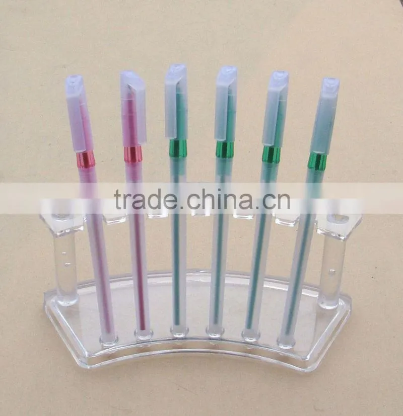 Acrylic material products manufacturer high quality multipurpose pencil box acrylic pen holders plexiglass pen case for