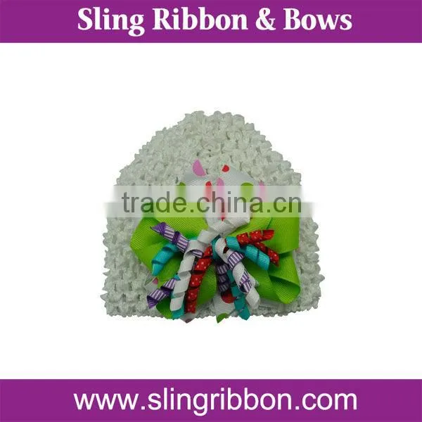 Beautiful Elastic Baby Christmas Hats Made in China