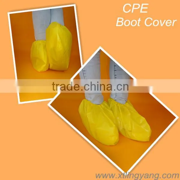 Blue medical PP nonwoven shoe cover,disposable surgical overshoes