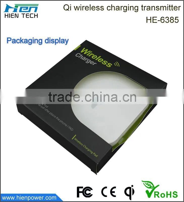 portable cell phone wireless charger for iphone/samsung/blackberry wireless phone charger