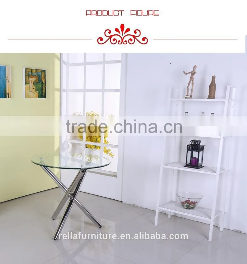 Wholesale Glass Top With Chromed Legs Dining Room Table Furniture