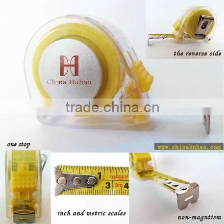 Tianjin factory supply 5m/16ft *19mm rewinding steel measure tape