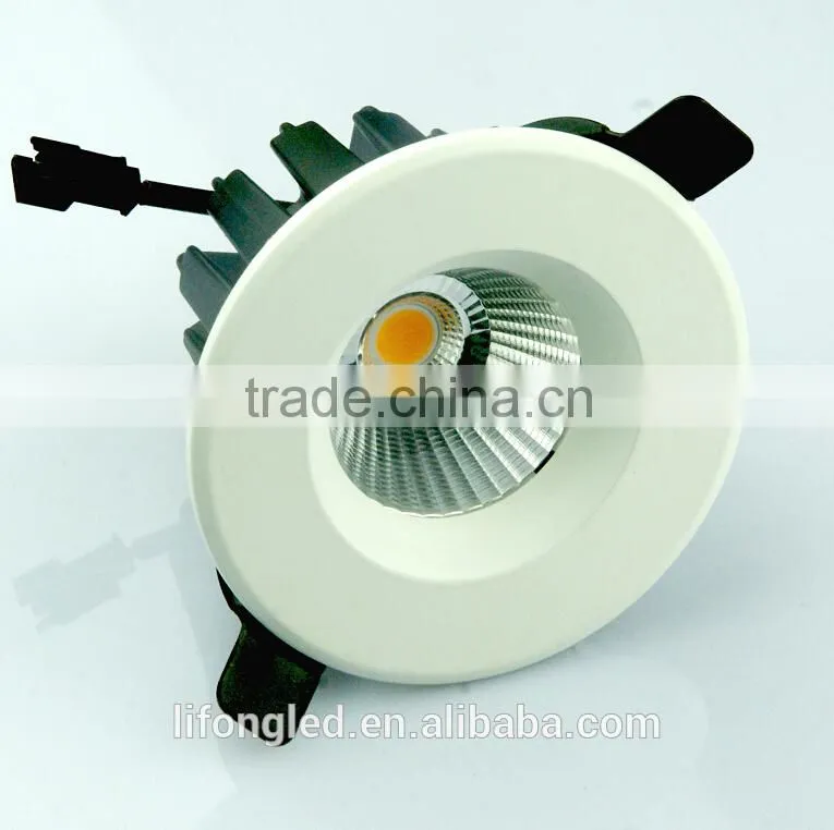 7W 9W LED Warm White Energy Saving Recessed Ceiling COB Downlight With LED Driver