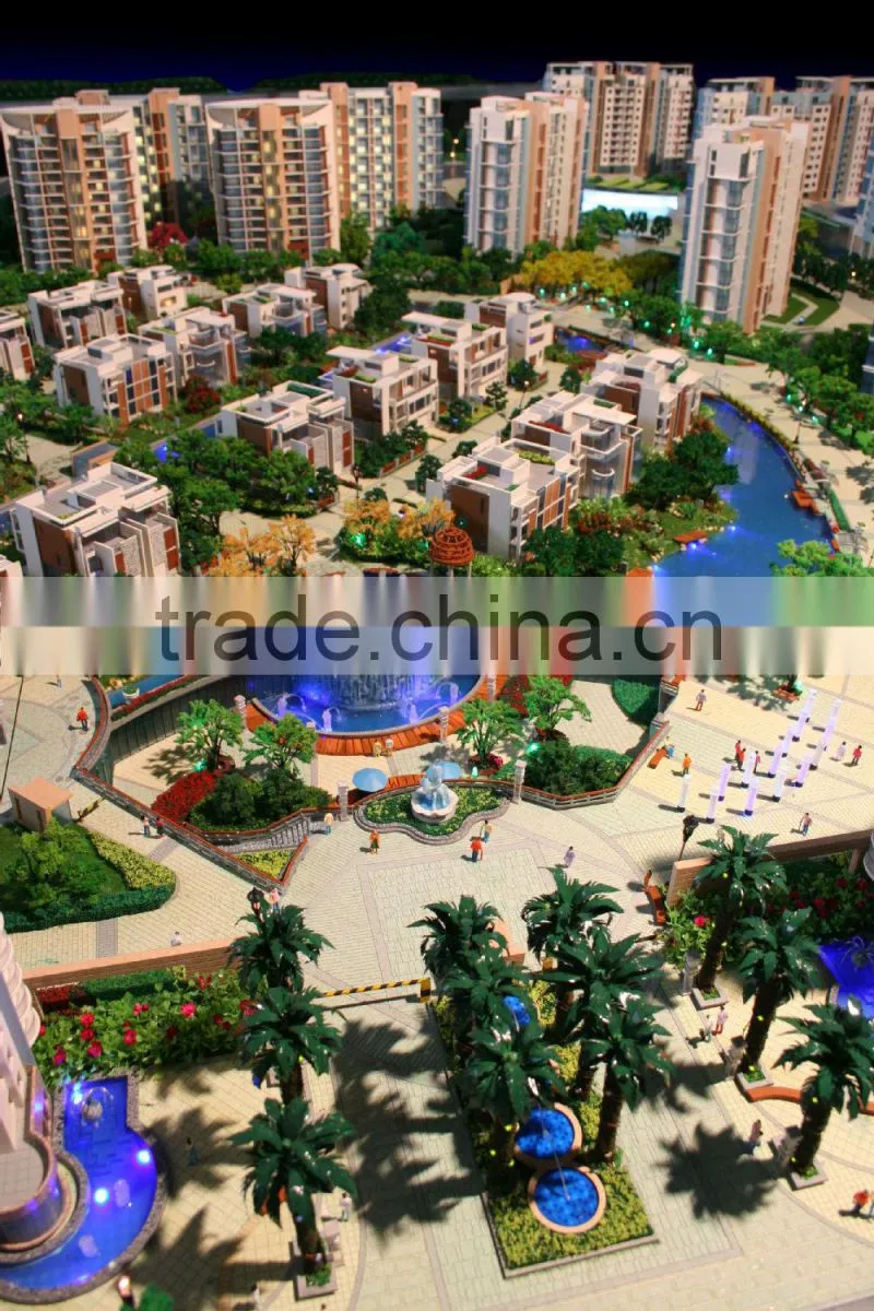 New product plastic miniature architectural model