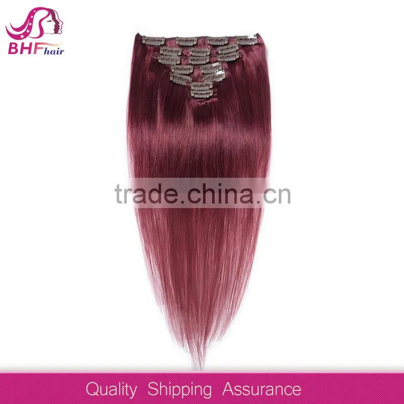 100 Real Remy Human Hair Extension Clip Ons