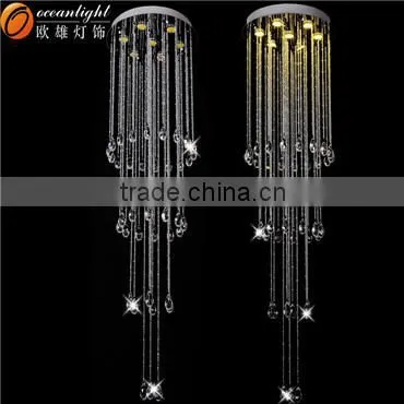 2016 modern chandelier,led chandelier lights OM88565-10 Cognac
